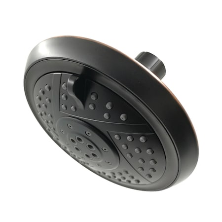 Kingston Brass Shower Head, Naples Bronze, Wall Mount KX1556